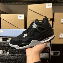 Jordan 4 Retro SE Black Canvas