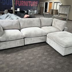 Modular Cloud Grey Sectional 