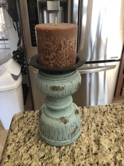 New candle holder and candle