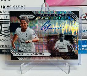 2020-21 Prizm Premier League Flashback Breakaway Giovani Dos Santos Auto Mexico