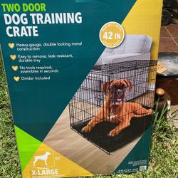 Dog training crate