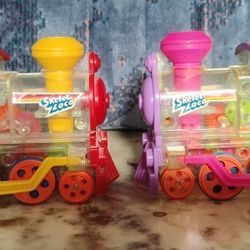 Vintage YCT Skelet Loco Toy Train 