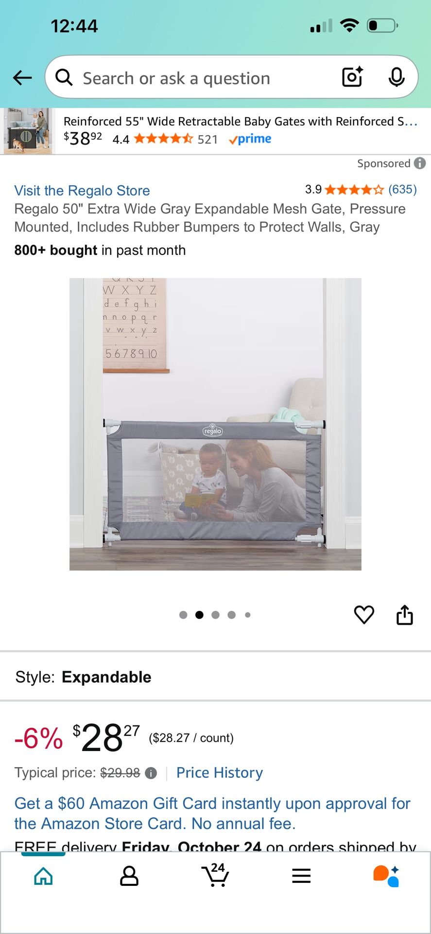 2 Regalo Mesh Expandable Gates (35th Ave & Bell Rd)