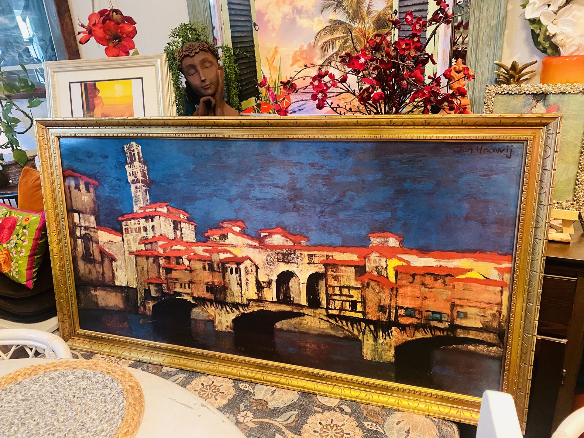 Large Painting By Signed Artist
