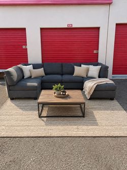 5-Piece Modular Sectional + Ottoman – $449