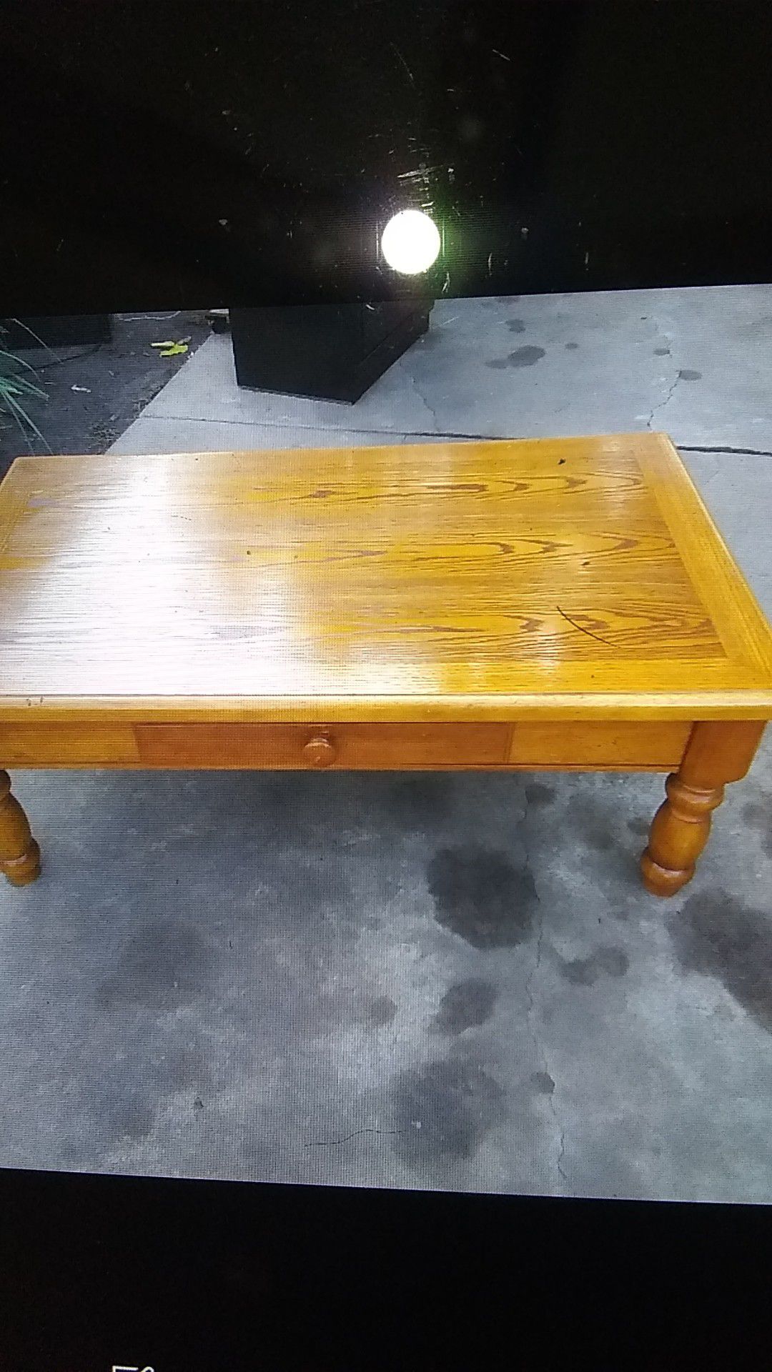 Solid Oak Coffee table