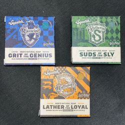 Dr Squatch Harry Potter Ravenclaw Slytherin hufflepuff limited edition soap