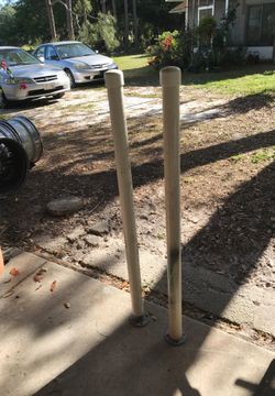 Heavy duty galvanized boat trailer guides with pvc cover