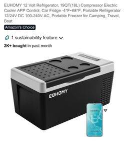 100% Brandnew Car/Truck/Van refrigerator in factory sealed box never used before 100% Good Bluetooth Control