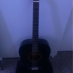 Black Acoustic Guitar