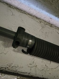 Overhead Garage Door Spring Opener Off Track Adjustment Replace And Parts