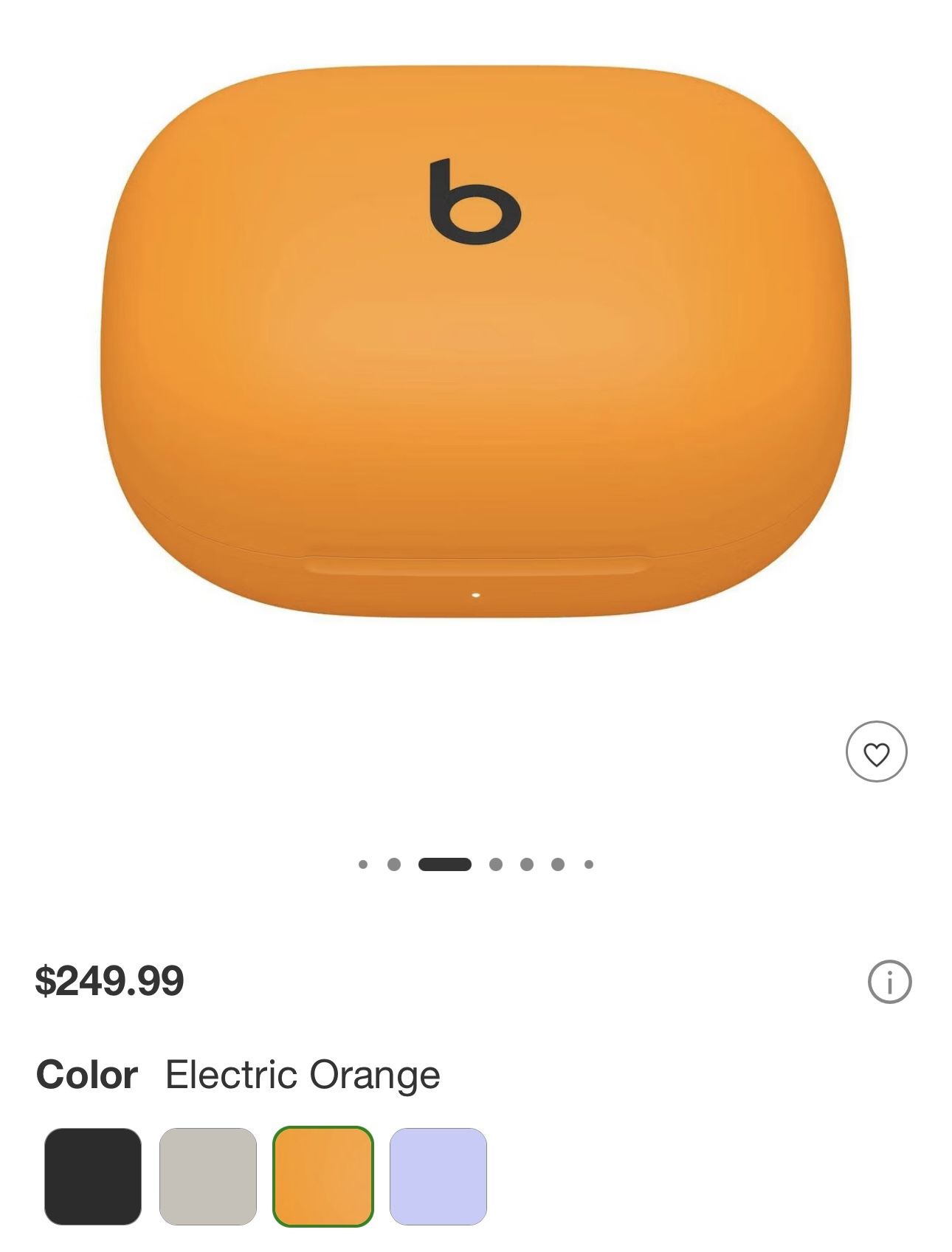 Beats Earbuds - Electric Orange