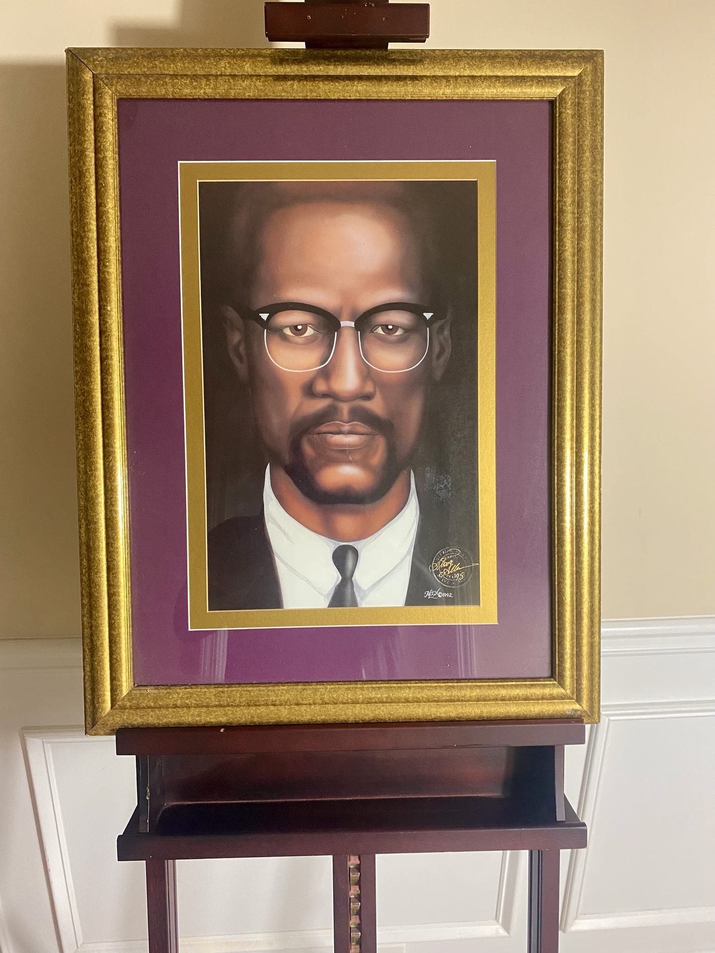 Portrait of Malcolm X