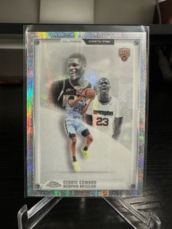 CEDRIC COWARD Rookie 2025-26 Topps Chrome Update Glass Canvas Memphis RC #GC-24