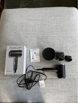 Annlary Foldable Hair Dryer With Diffuser