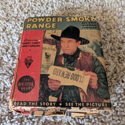 Vintage 1935 Whitman Publishing Co. Power Smoke Range Big Little Book