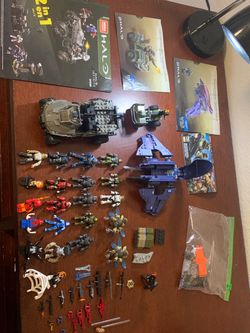 Halo mega figures and Lego figures