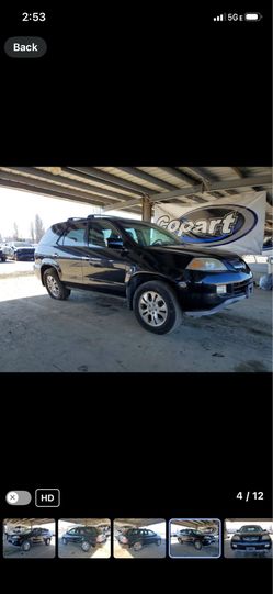 Acura MDX parts engine sold