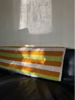 Vintage throw blanket