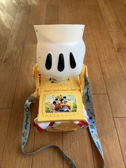 Disney Parks Picnic Basket Popcorn Container 