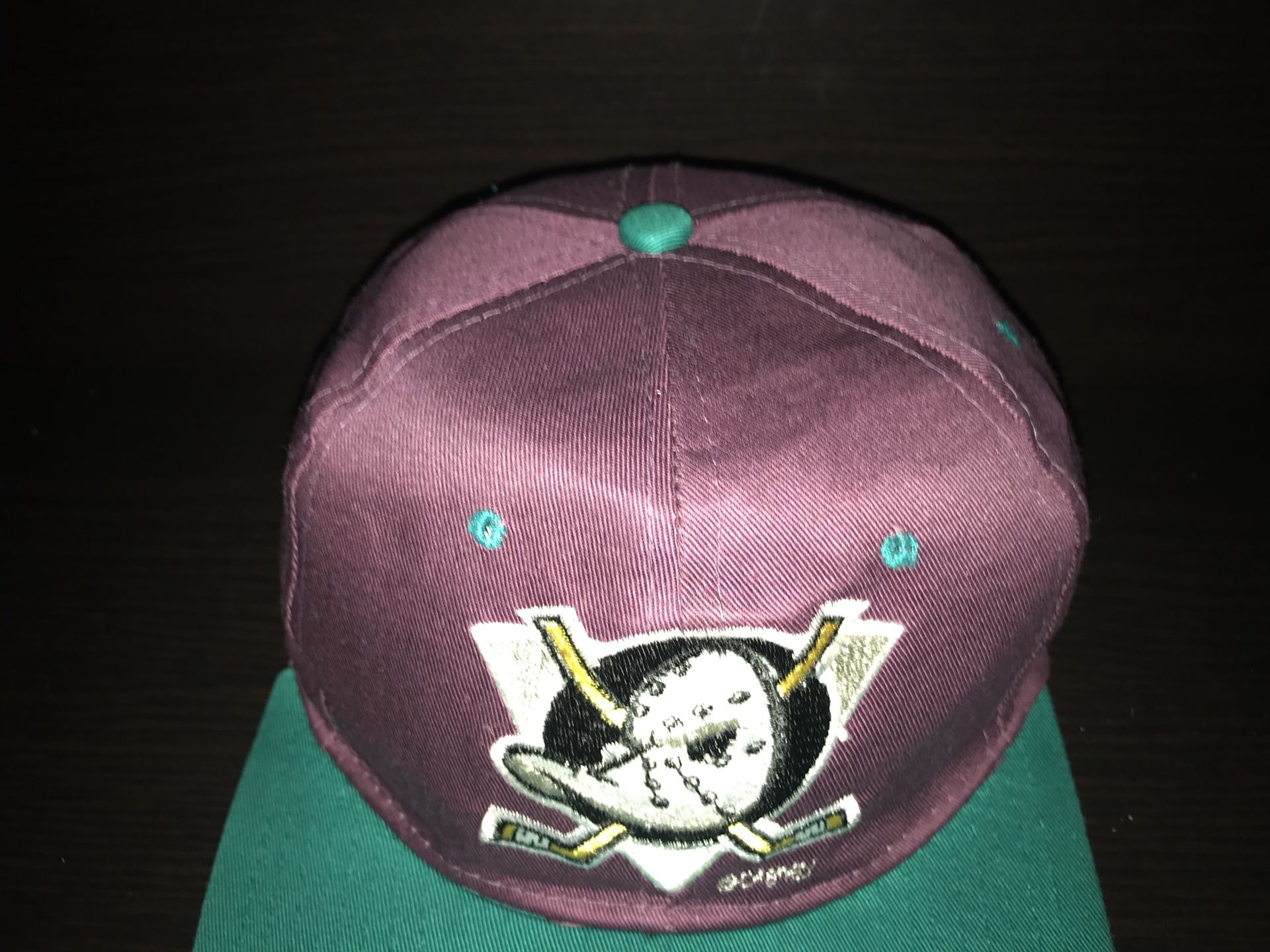 Mighty Ducks vintage hat on fire sharktooth logo athletics shockwave script  sports specialities jersey for Sale in Henderson, NV - OfferUp