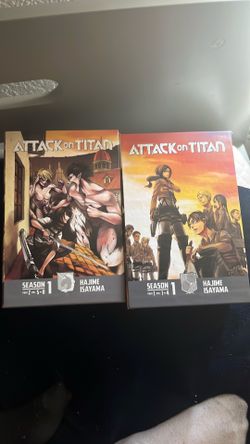 Attack on titans manga set