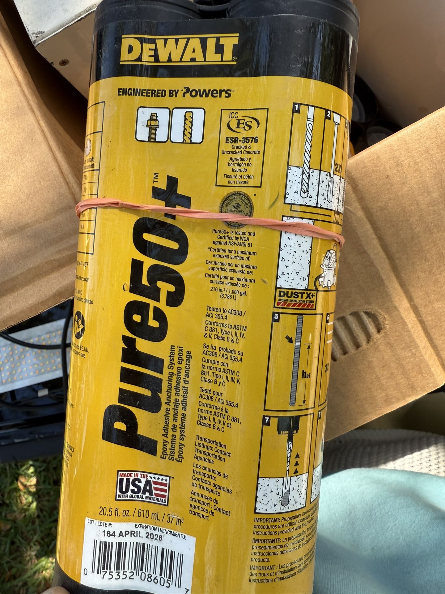 Epoxy Dewalt Pure50+