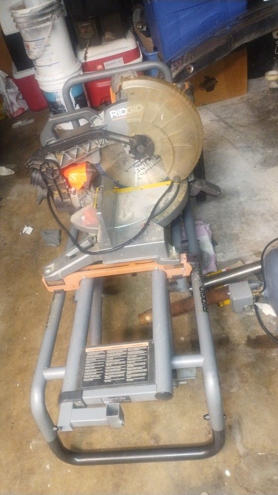 12" Miter Saw RIGID WITH STAND 15amp