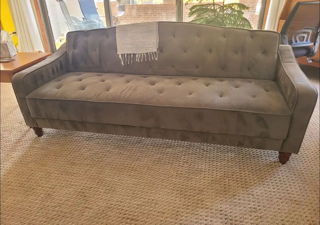 Tufed Futon Accent Sofa 