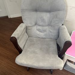 Gray Glider Chair
