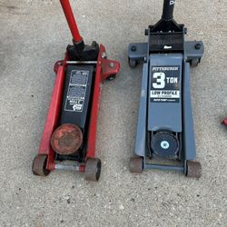 Car Jack 3 Ton Low Profile And Regular Plus Bonus Tire Changer 