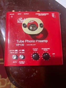 BELLARI TUBE PHONO PREAMP VP130 PRE-AMP/PROCESSOR AMPLIFIER
