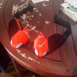 Womens Nike Jogging Water Belt Black/Orange