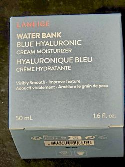 BRAND NEW Laneige Water Bank Blue Hyaluronic Cream Moisturizer. Purchased from Sephora! Paid $42, Never Opened, Still in Box. Korean Skincare. 1.6 oz