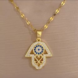 18k Gold Plated Butterfly Pendant Necklace Fashion Women's luxury Jewelry Gift