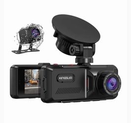Kingslim D1 Dash Cam Front and Rear with GPS - 1080P Dual Dash Cam