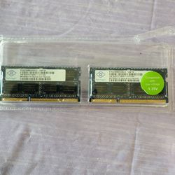 2 Sticks Of Laptop RAM 4GB Each