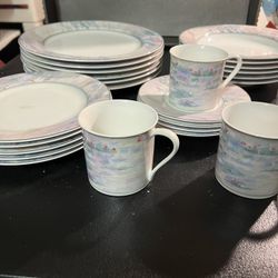 MIKASA MONET CHINA - LOT OF 25/ Antique Dinnerware/ Vintage/ Set Discontinued 