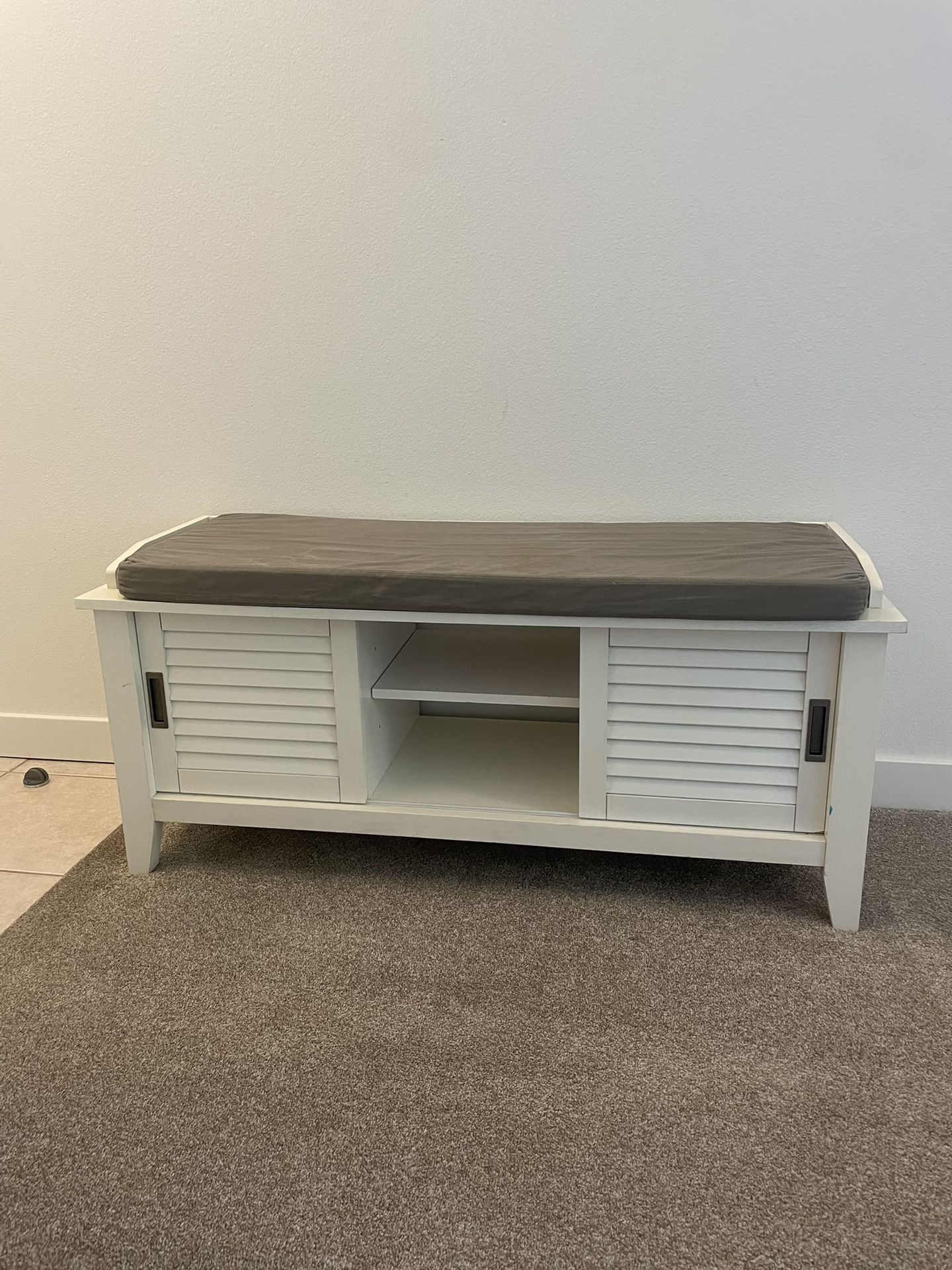 Wood Shoe Bench