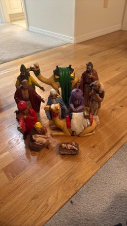 Vintage Nativity Scene