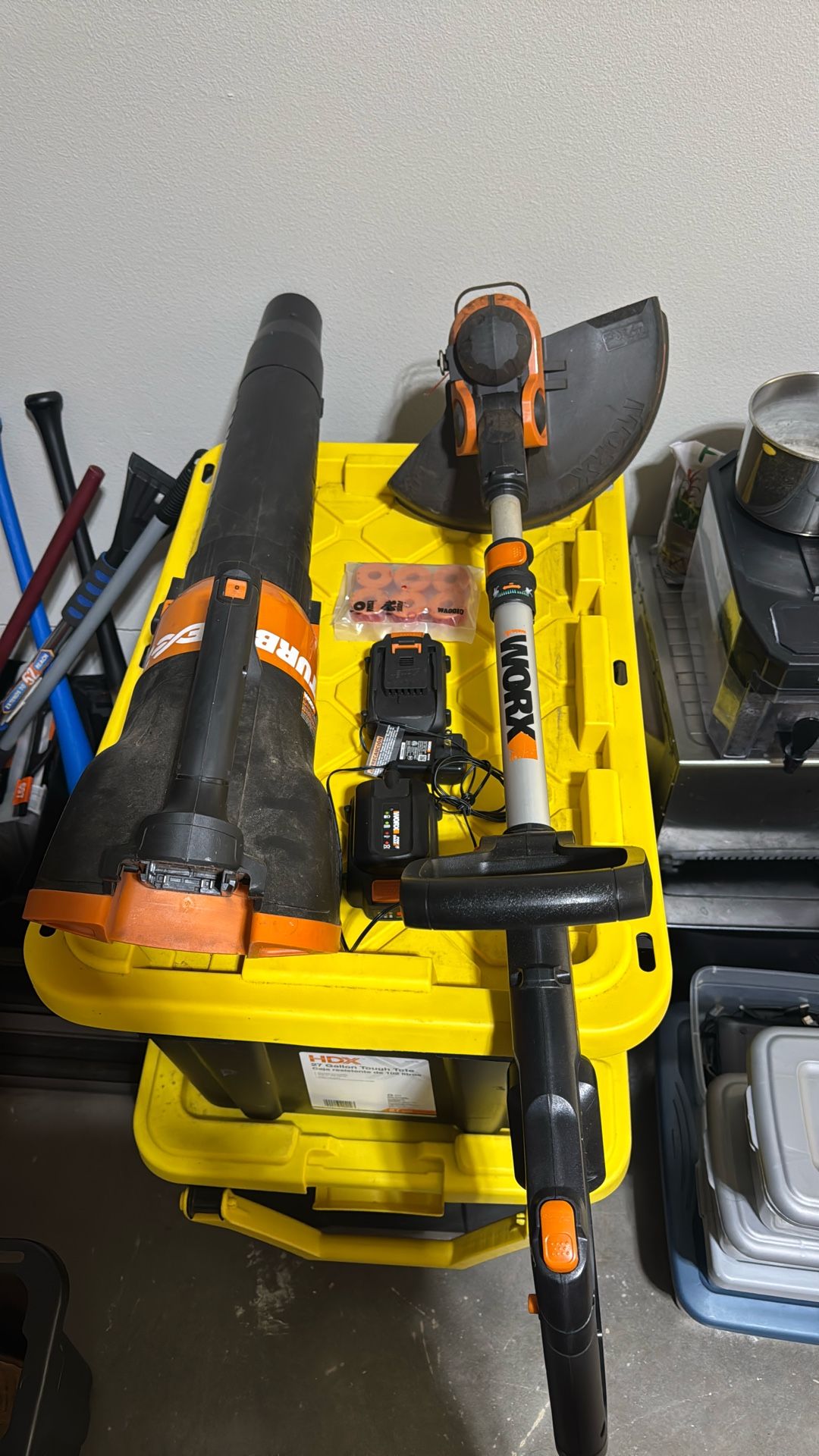 WORX Leaf Blower & Weed Trimmer