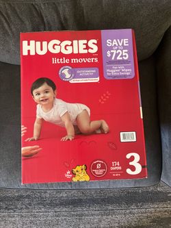 Huggies Diapers 174ct size 3