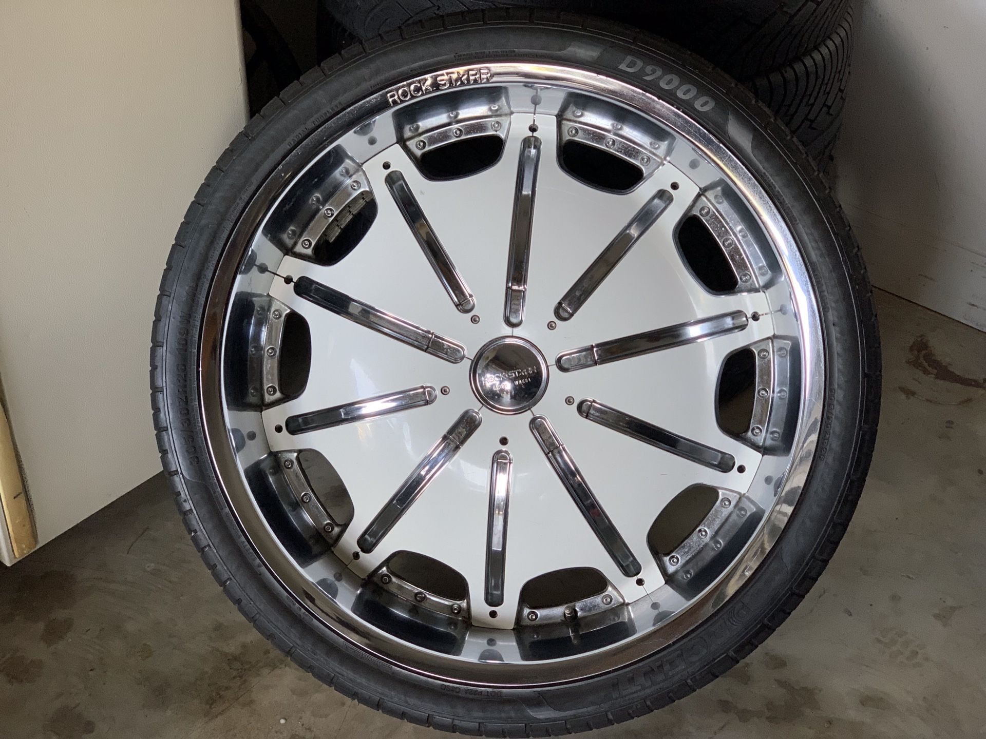 26” rockstar wheels and tires
