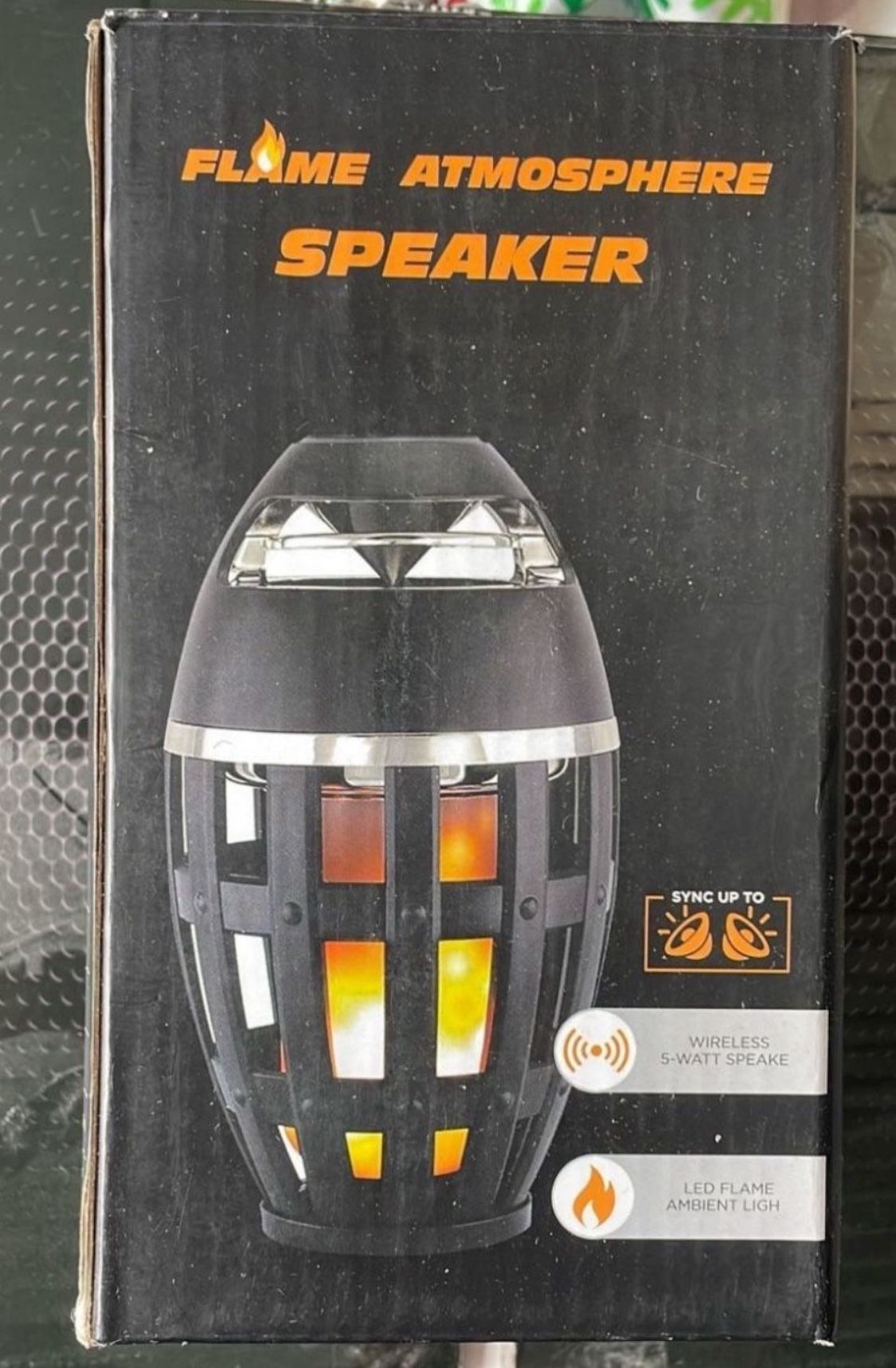 Portable Bluetooth Speaker LED Flame