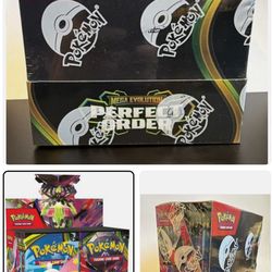 Brand new Pokémon mega evolution booster box. Very hard to find. $250 Pokemon Mega Evolution: Perfect Order Booster Box – Sealed Display! 🔥  Up for s