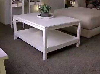 White IKEA Coffee Table