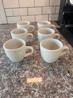 New 6 Pieces Turkish Coffee/Espresso Cups With Handles