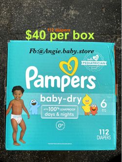 Pamper baby dry size 6