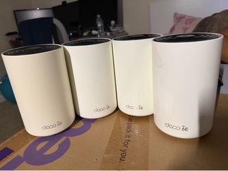 (5) AXE5400 WiFi Mesh system - Deco 6E