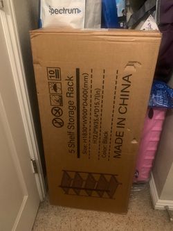 5 Shelf Metal Storage Rack Brand New In Box
